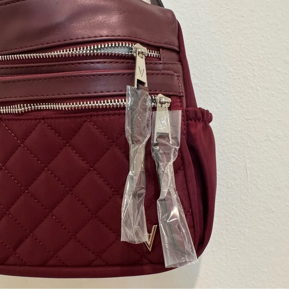 NWT Maroon Quilted Crossbody Bag - Picture 5 of 8